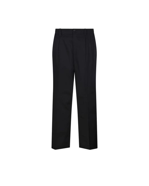 Golden Goose Deluxe Brand Black Straight Trousers for men