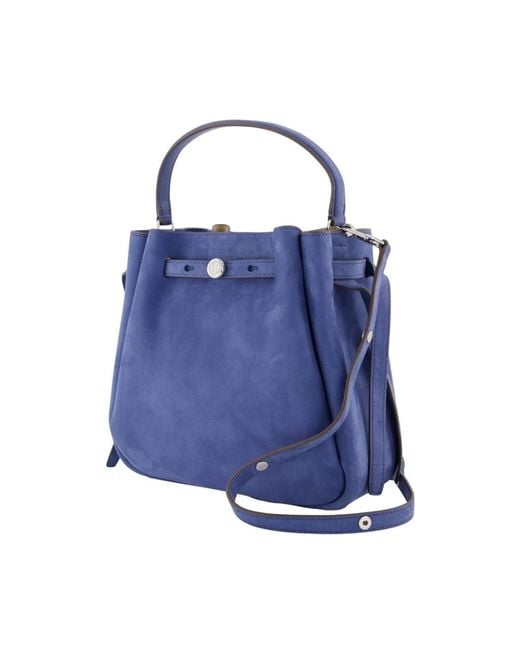 Tory Burch Blue Bucket Bags
