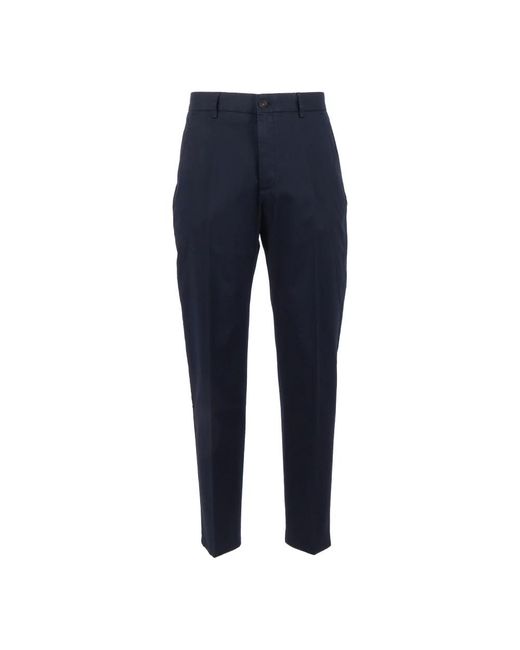Slowear Blue Slim-Fit Trousers for men