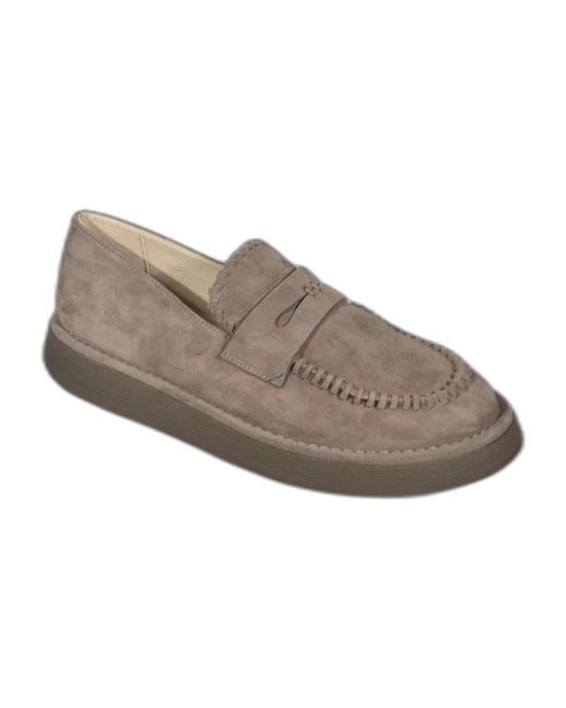 Giorgio Armani Gray Loafers for men