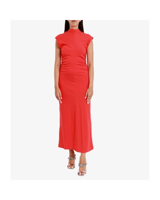 Midi Dresses di MSGM in Red