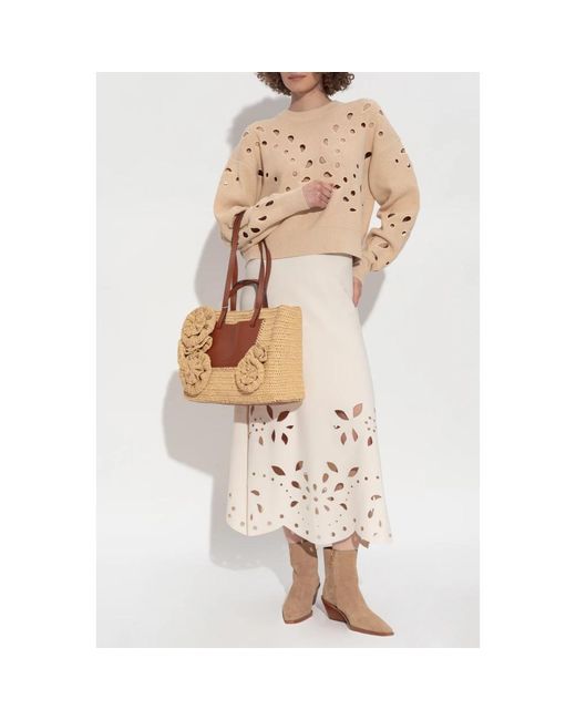 Round-Neck Knitwear Ulla Johnson de color Natural