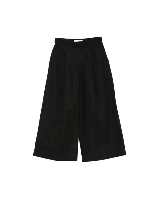 Viktoria Chan Black Wide Trousers