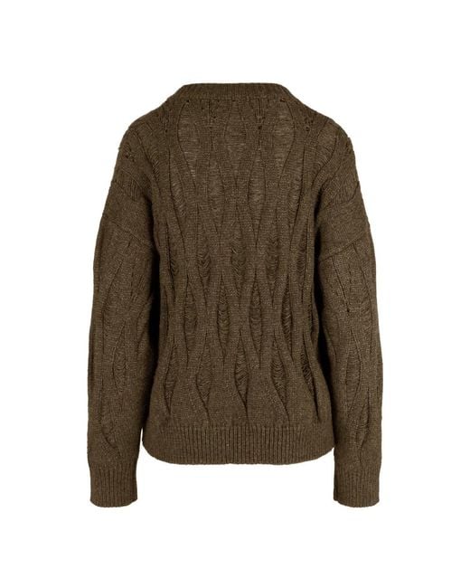 Bomboogie Soft Touch Oversized Sweater in het Green