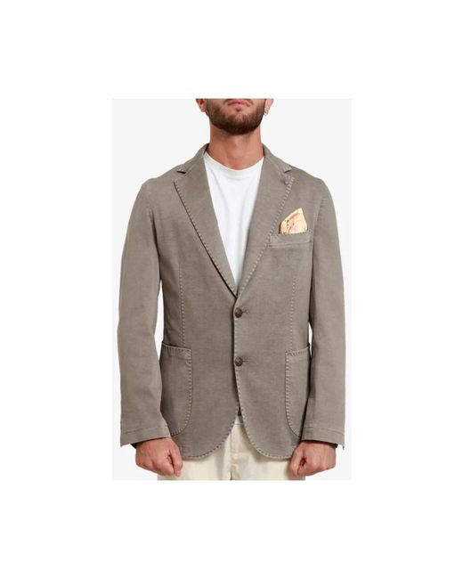 Bharnaba Jassen ,Katoen R-7002.Fango Jacket in het Brown voor heren