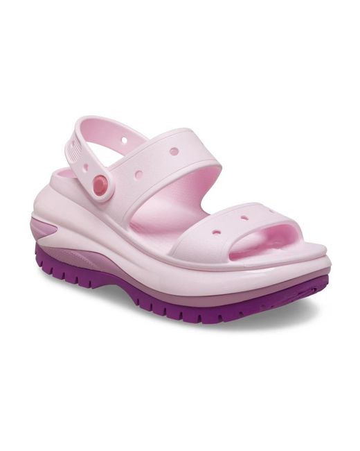 CROCSTM Schoenen ,Paars ,Klassieke Mega Crush Sandalen in het Purple
