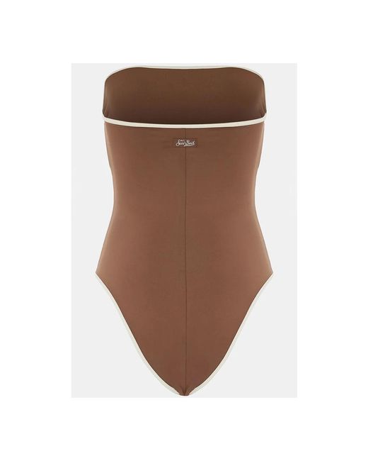 Mc2 Saint Barth Brown One-Piece