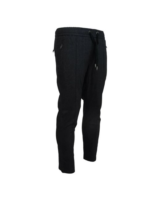 Dolce & Gabbana Black Sweatpants for men