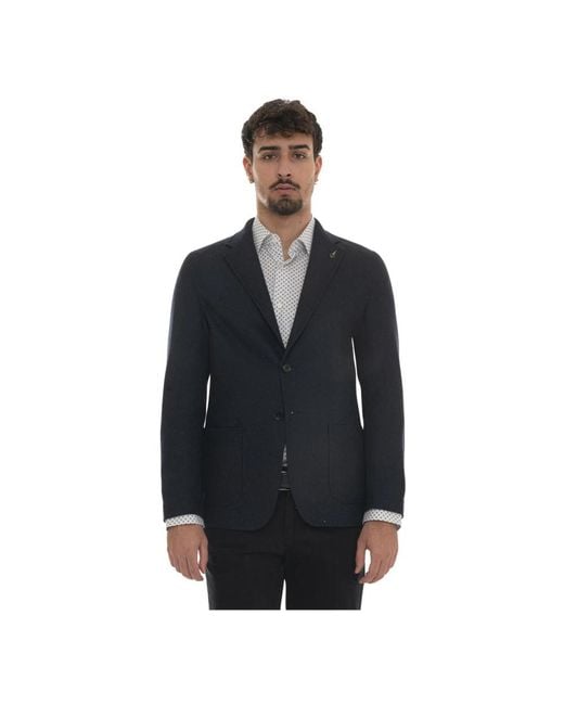 Paoloni Black Blazers for men