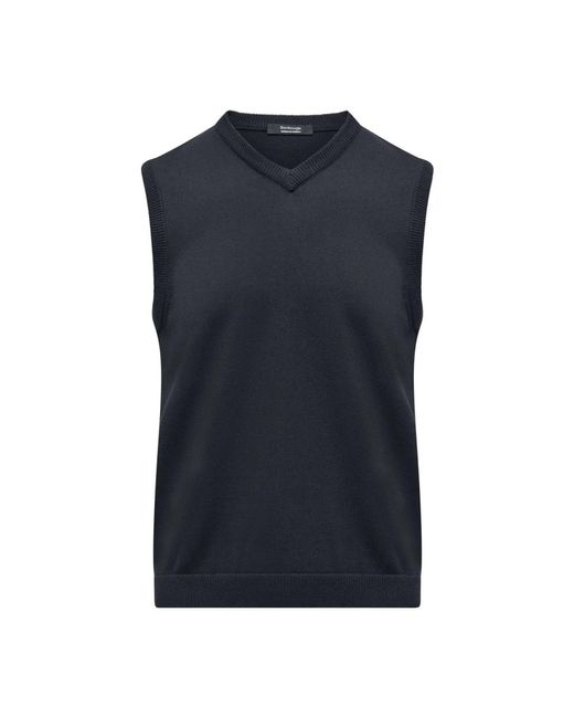 V-Neck Knitwear di Bomboogie in Blue da Uomo