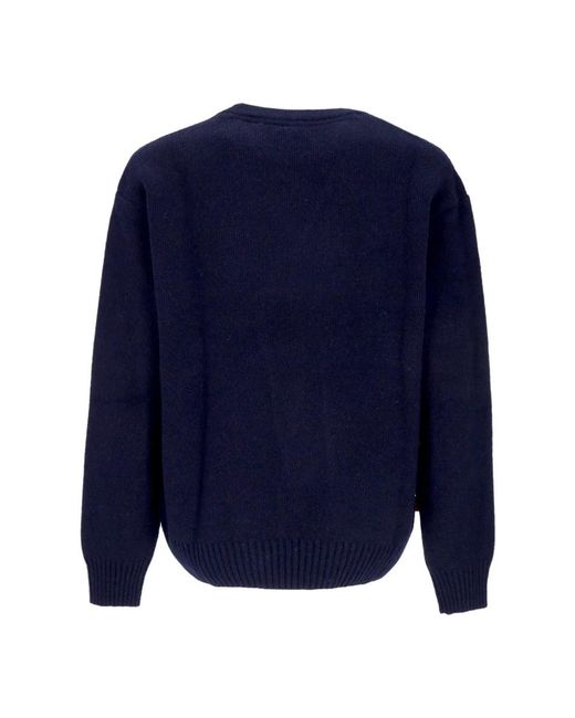 Element Blue Round-Neck Knitwear for men