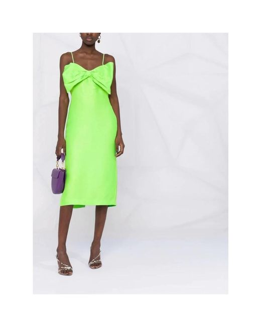 MSGM Green Midi Dresses
