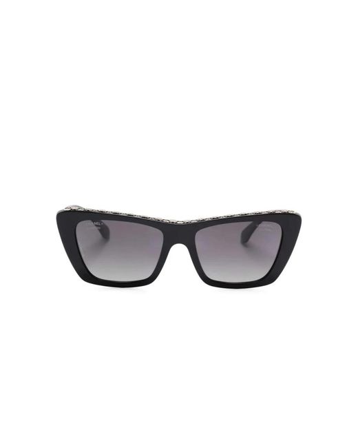 Chanel Gray Sunglasses