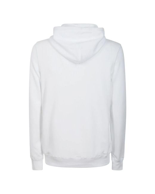 Vilebrequin Weiße Baumwollkapuzenpullover Mit Frontlogo in White für Herren