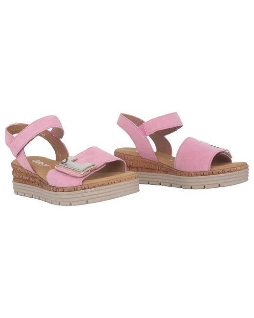 Flat Sandals di Gabor in Pink