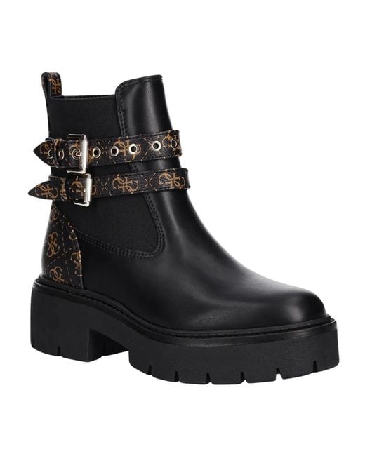 Guess Black Stiefeletten