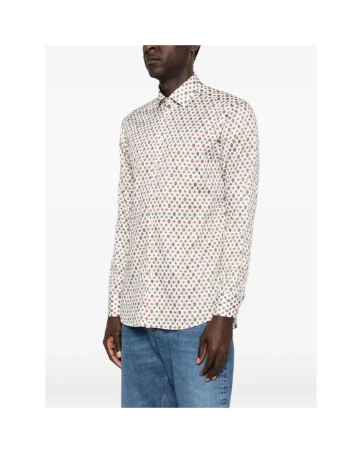 Etro White Casual Shirts for men