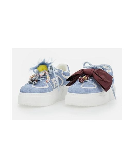 Fendi Blue Sneakers
