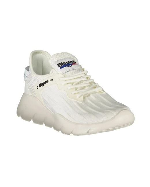 Blauer White Sneakers for men