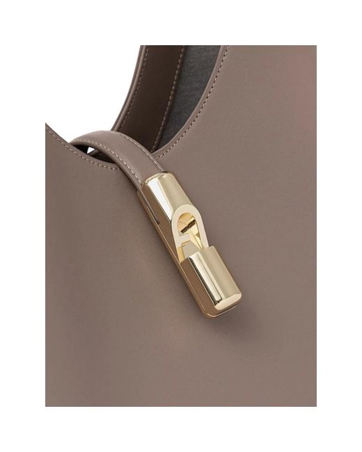 Furla Gray Goccia M Schultertasche