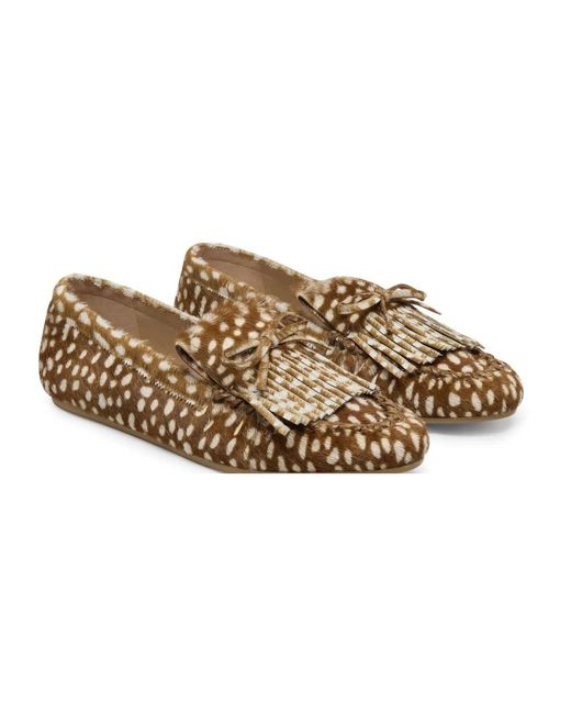 Stuart Weitzman Brown Loafers