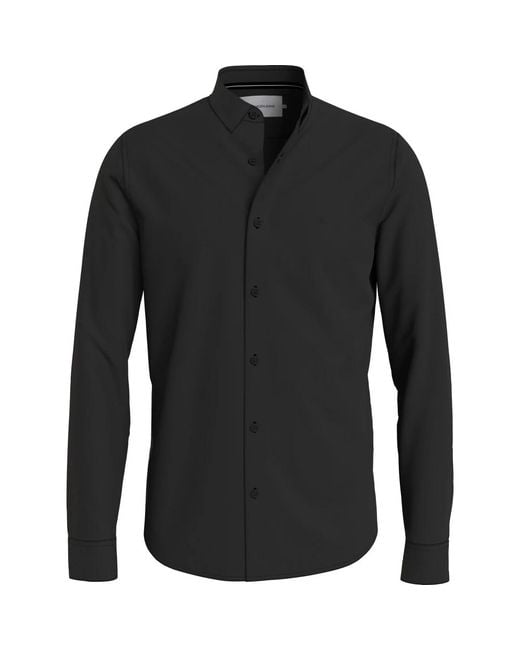 Calvin Klein Black Casual Shirts for men