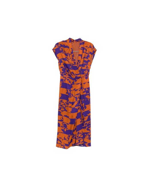 Dries Van Noten Red Wrap Dresses