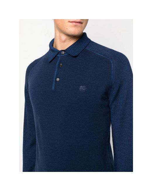 Etro Polo's in het Blue voor heren