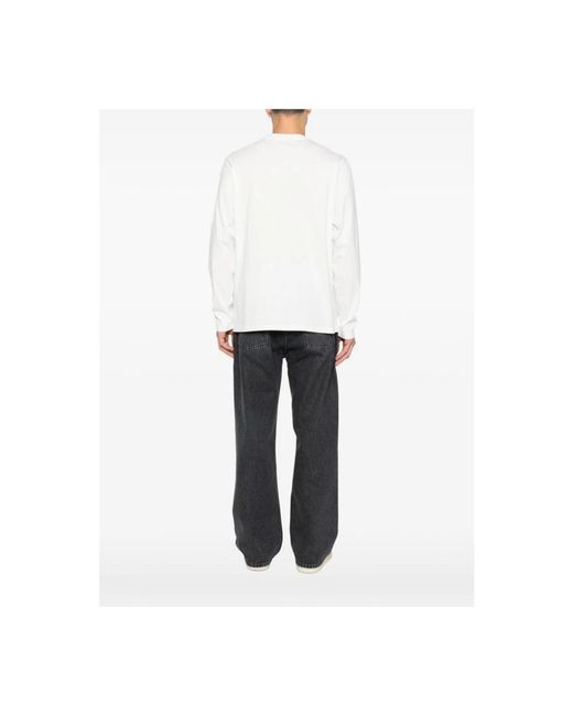 Autry White Long Sleeve Tops for men