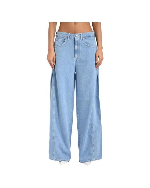 Dondup Blue Wide Jeans