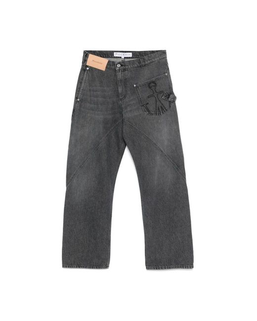 J.W. Anderson Arbeitskleidung Twisted Details Mittelgrau in Gray für Herren