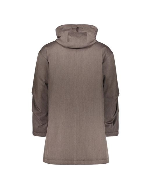 Single-Breasted Coats Herno de hombre de color Brown