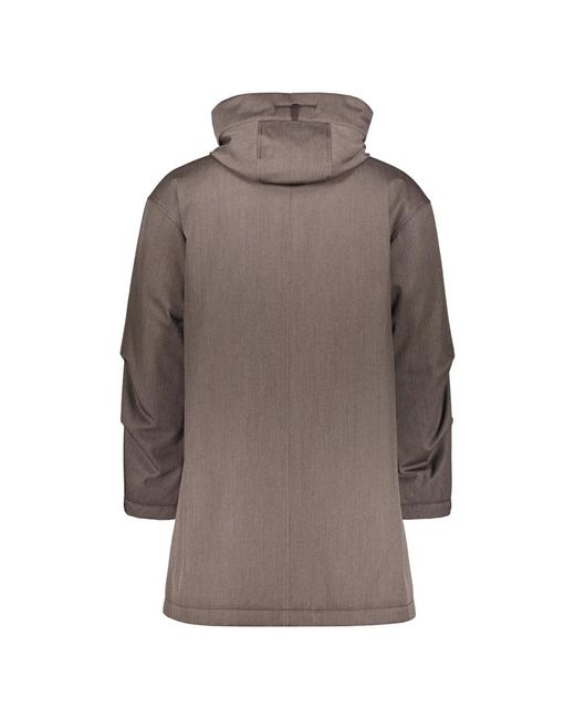 Single-Breasted Coats Herno de hombre de color Brown