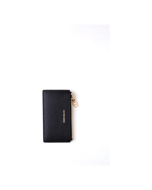 Elegante porta carte di credito di Borbonese in Black
