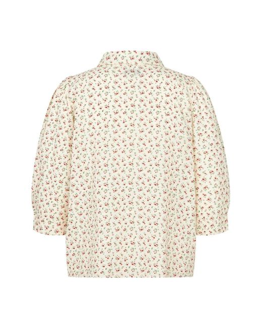 Lolly's Laundry Overhemden ,Veelkleurig ,Blouses in het Natural
