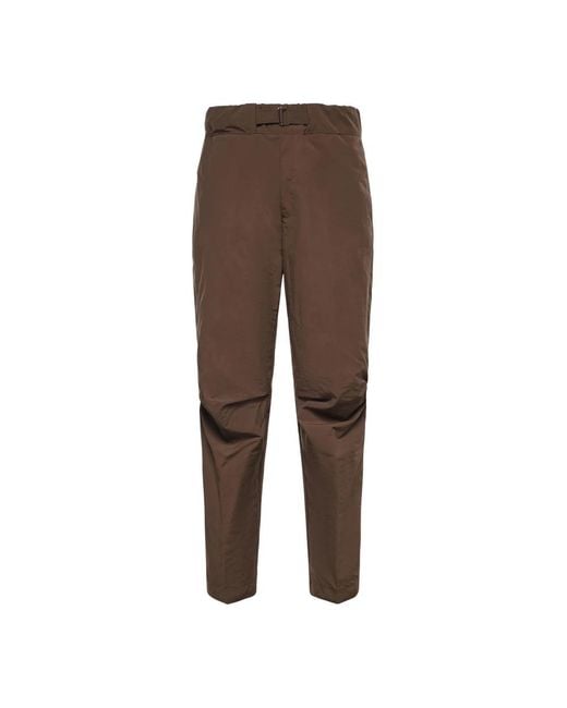 Giuliano Galiano Brown Slim-Fit Trousers for men