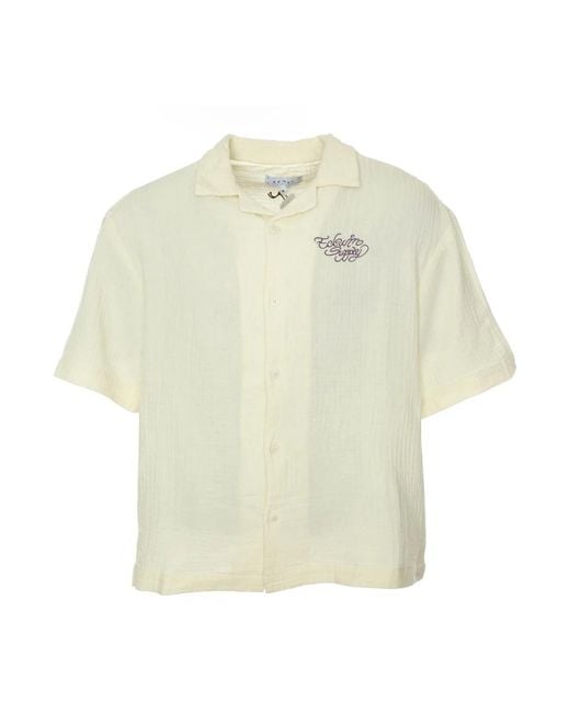 Edwin White Short Sleeve Shirts for men