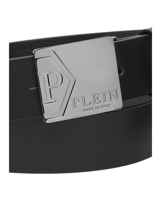 Philipp Plein Ledergürtel Iconic in Black für Herren