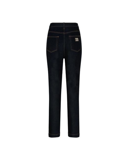 Dolce & Gabbana Black Slim-Fit Trousers