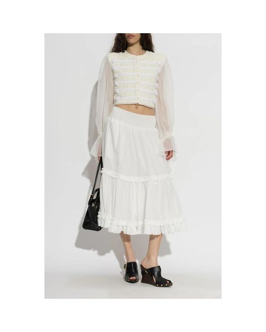 Tweed Jackets Balmain de color White