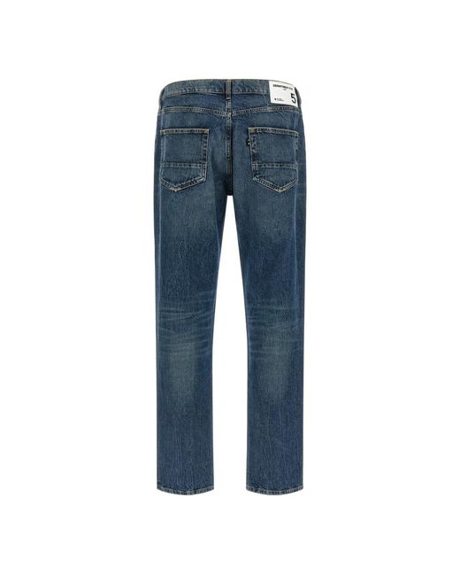 Department 5 Blue Straight Fit Jeans for men