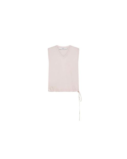 Seventy White Sleeveless Tops