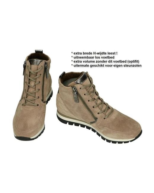 Gabor Natural Dreamvelour Mini Points Boot