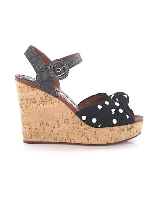 Dolce & Gabbana Blue Wedges