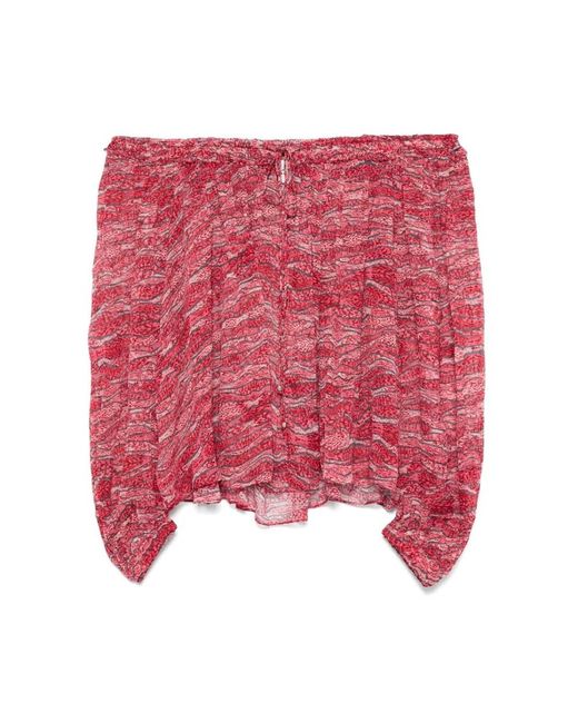 Long Sleeve Tops di Isabel Marant in Red