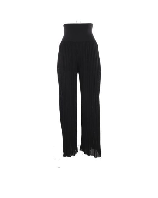 Trousers > wide trousers Alaïa en coloris Black