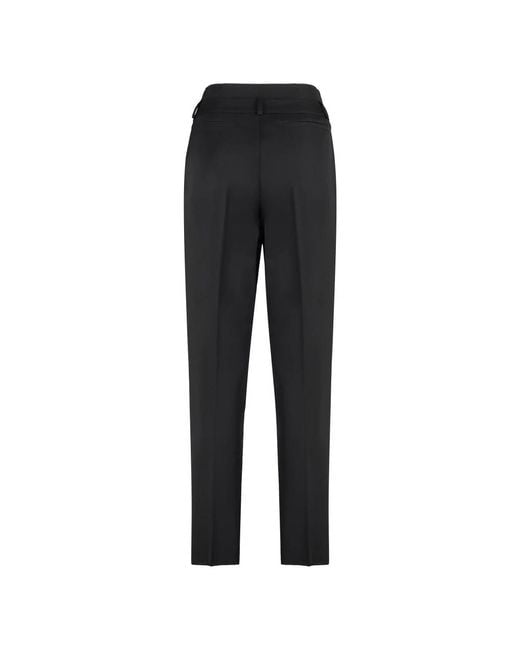 Max Mara Black Tapered Trousers