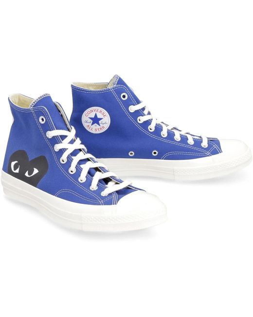 COMME DES GARÇONS PLAY Blue Sneakers for men
