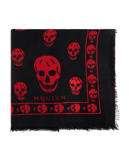 Scarves McQueen de color Red