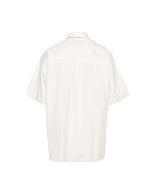 Studio Nicholson White Short Sleeve Shirts for men